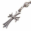 CHROME HEARTS クロムハーツ（原本無） 1ボール タイニー CHクロス チャーム ペンダント ネックレス シルバー系【中古】