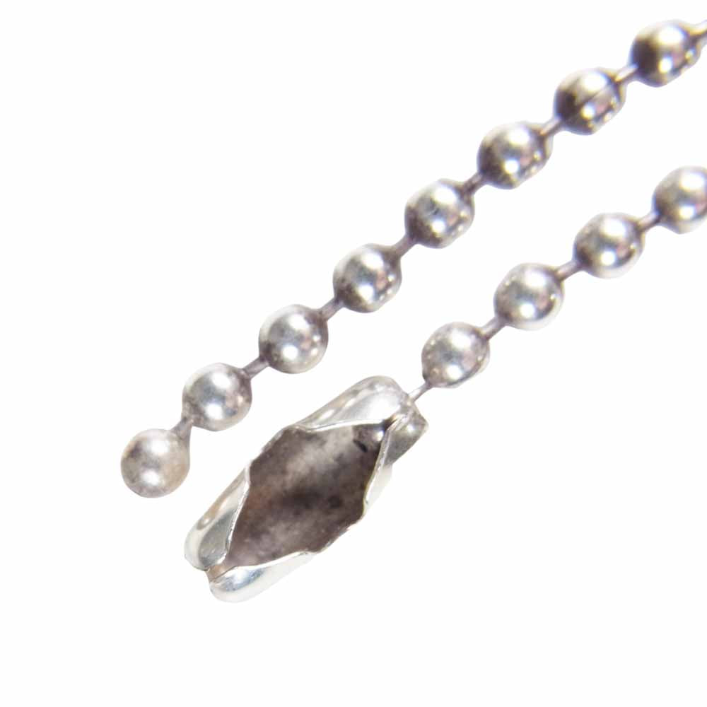 CHROME HEARTS クロムハーツ（原本無） 1ボール タイニー CHクロス チャーム ペンダント ネックレス シルバー系【中古】