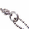 CHROME HEARTS クロムハーツ（原本無） 1ボール タイニー CHクロス チャーム ペンダント ネックレス シルバー系【中古】