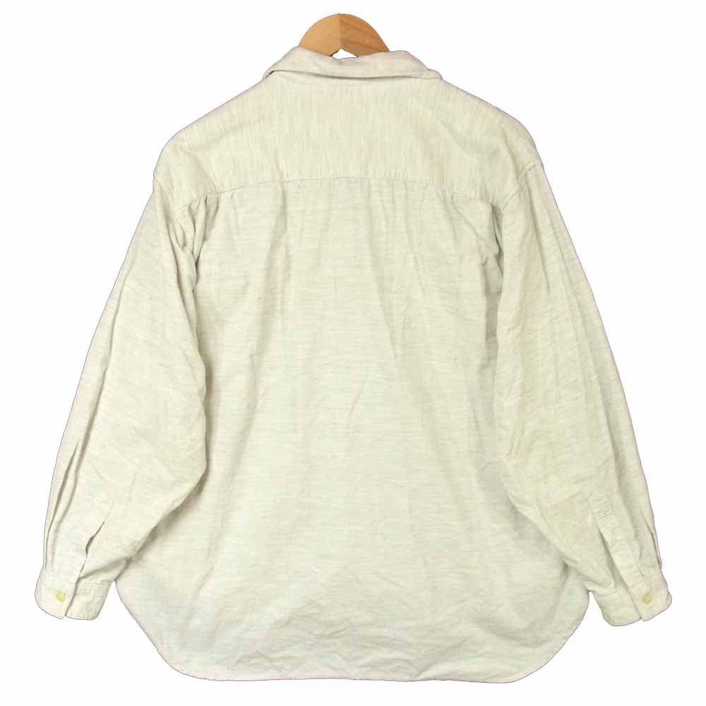 Nigel Cabourn ナイジェルケーボン NC-072103 長袖 コットン シャツ 日本製 オフホワイト系 3【中古】