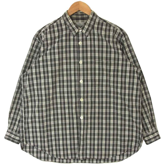 COMME des GARCONS HOMME コムデギャルソンオム AD98 HB-040540 チェック コットン 長袖 シャツ 日本製 グレー系【中古】