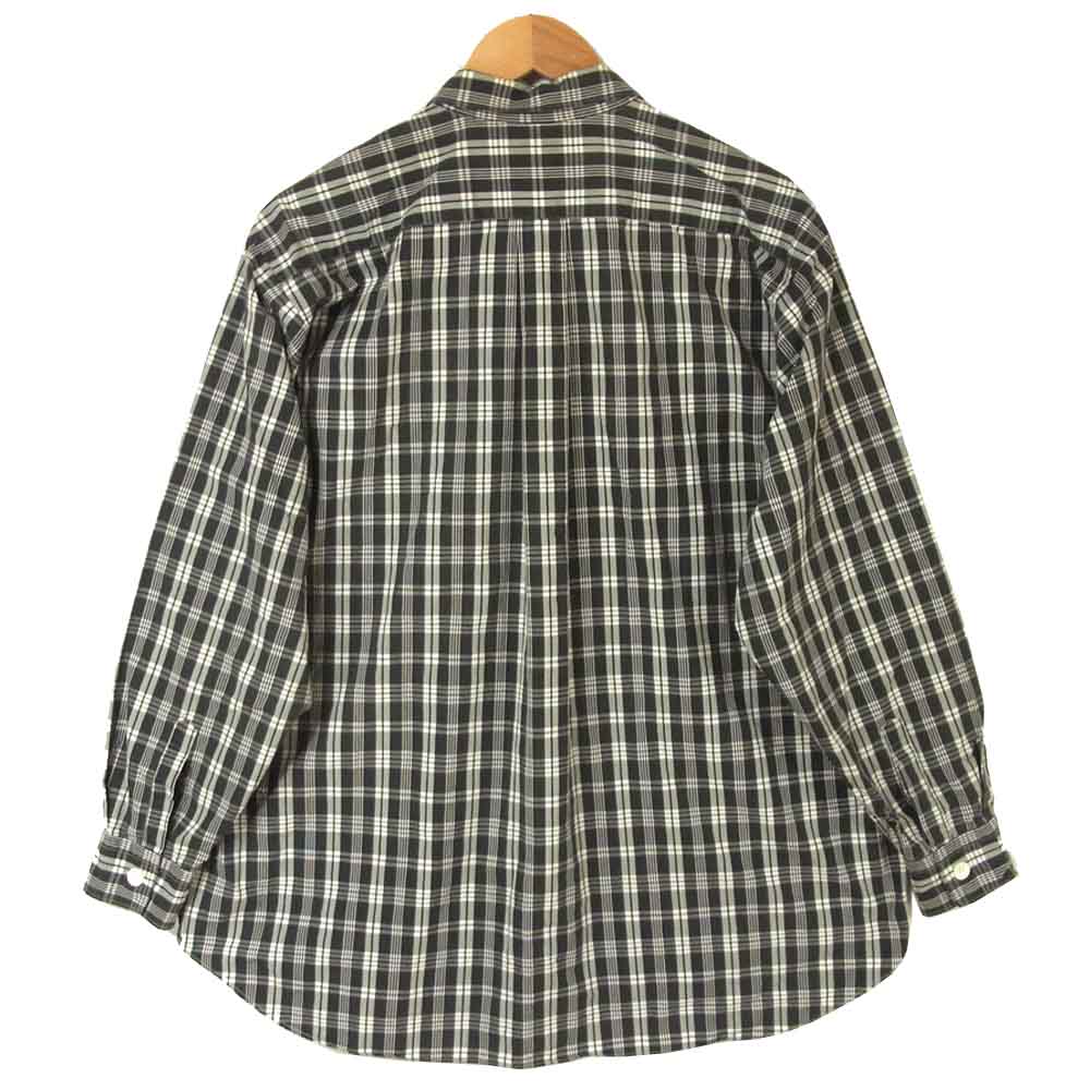 COMME des GARCONS HOMME コムデギャルソンオム AD98 HB-040540 チェック コットン 長袖 シャツ 日本製 グレー系【中古】