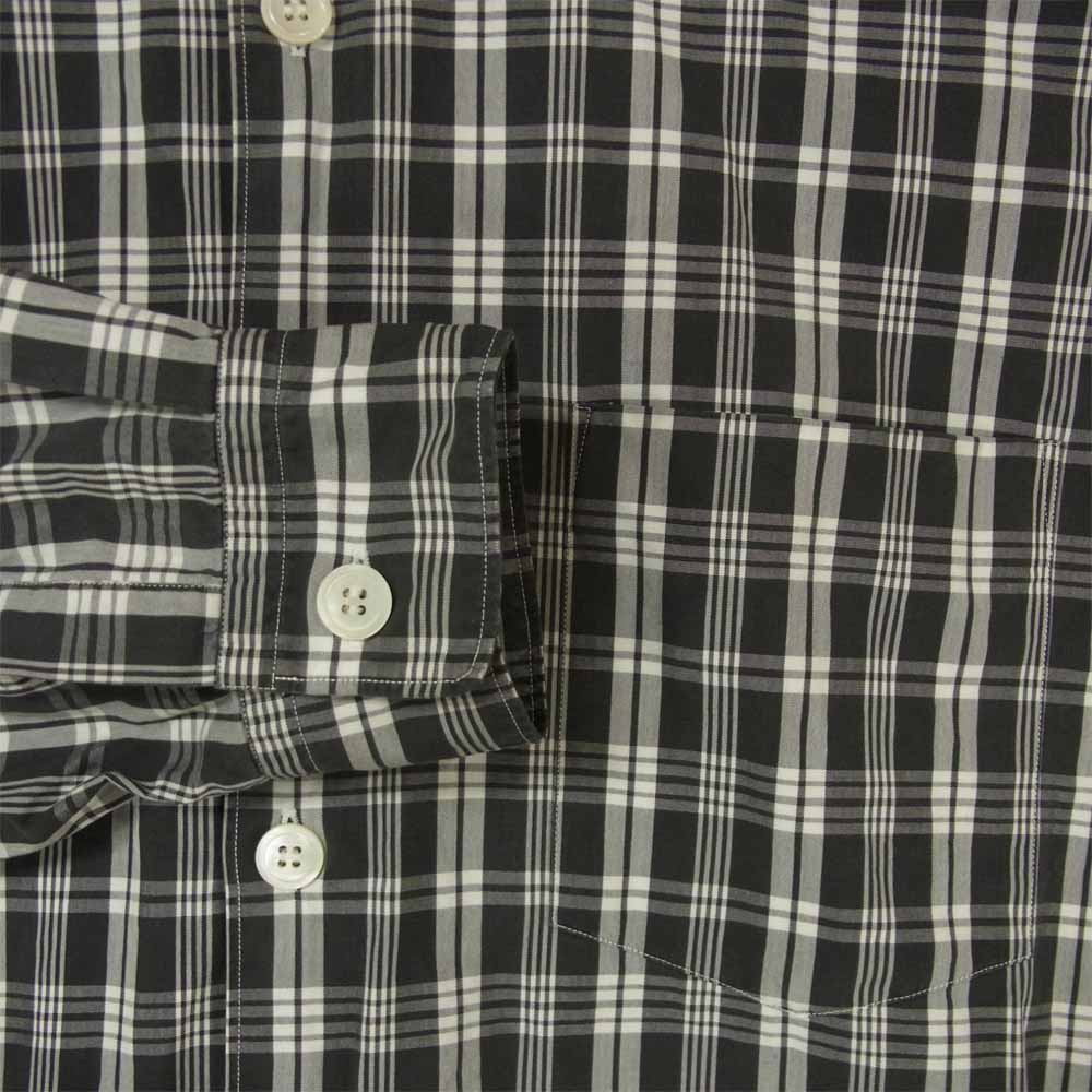 COMME des GARCONS HOMME コムデギャルソンオム AD98 HB-040540 チェック コットン 長袖 シャツ 日本製 グレー系【中古】