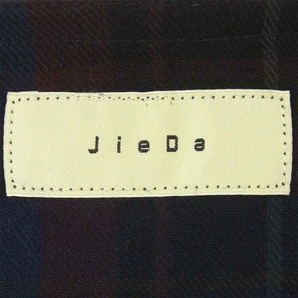 Jieda ジエダ Jie-16W-SH05 NEL FRAY PULL OVER ネル プルオーバー シャツ カットソー パープル系【中古】