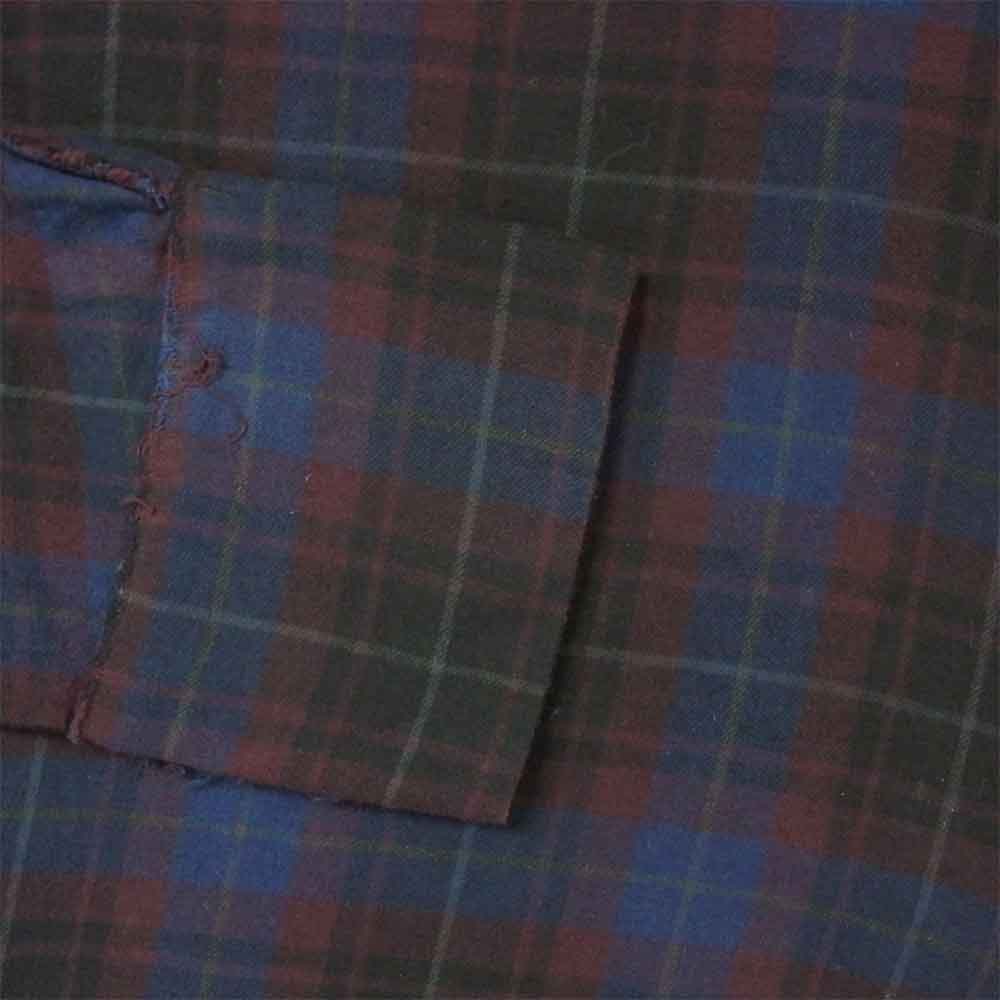 Jieda ジエダ Jie-16W-SH05 NEL FRAY PULL OVER ネル プルオーバー シャツ カットソー パープル系【中古】