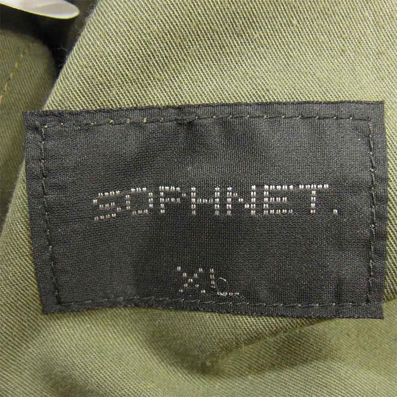 SOPH ソフ 21SS SOPH-210007 BAGGY WIDE TAPERED EASY PANTS ベージュ系 XL【美品】【中古】