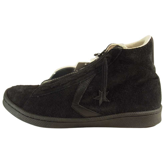 nonnative ノンネイティブ 	NN-F3976 × CONVERSE コンバース  PRO-LEATHER HI NN シェブロンスター スニーカー ブラック系 28【極上美品】【中古】
