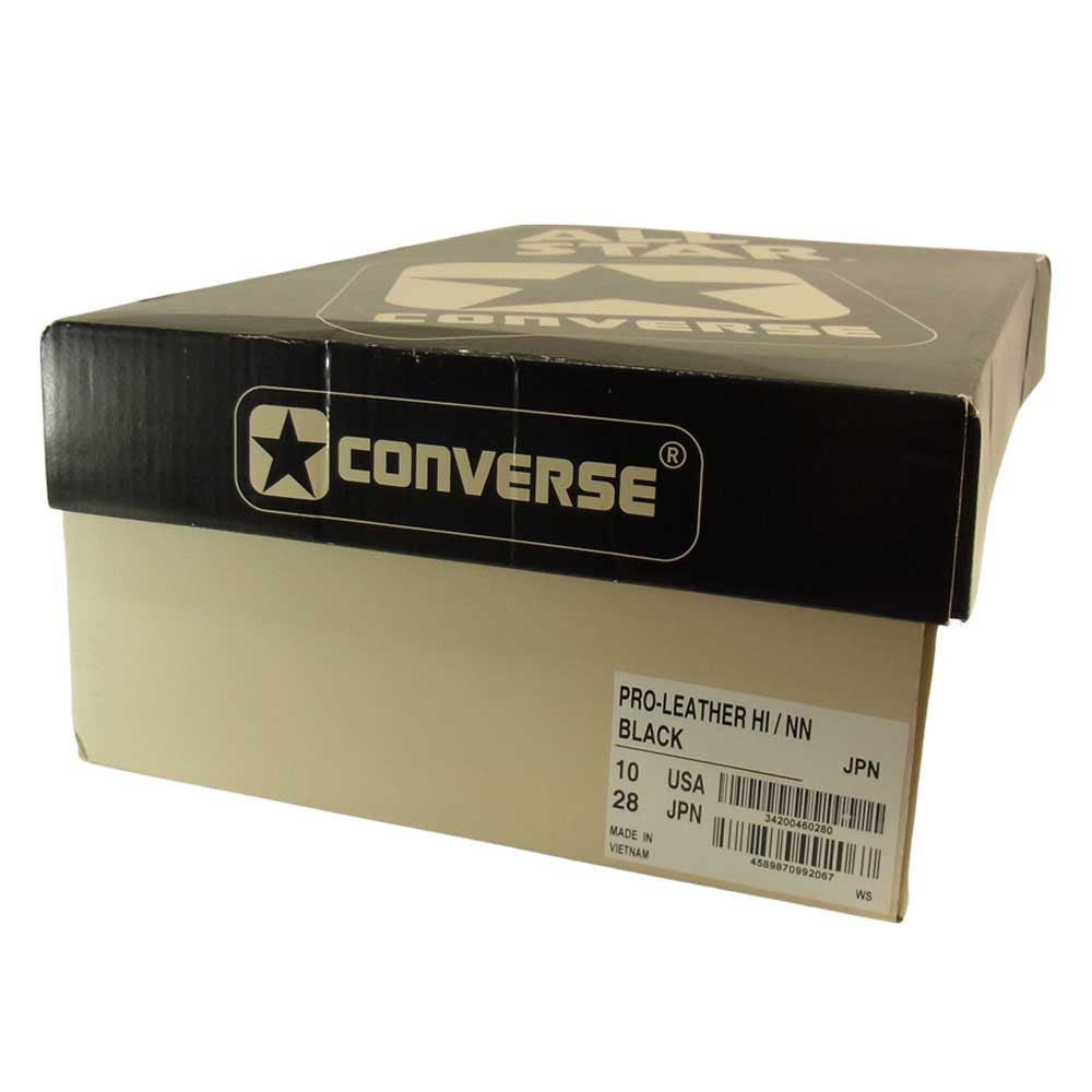nonnative ノンネイティブ 	NN-F3976 × CONVERSE コンバース  PRO-LEATHER HI NN シェブロンスター スニーカー ブラック系 28【極上美品】【中古】