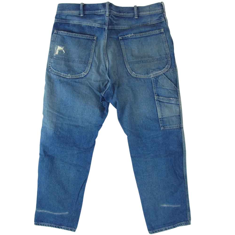 ユナイテッドアローズアンドサンズ リメイク パッチワーク デニム ペインター パンツ インディゴブルー系【中古】