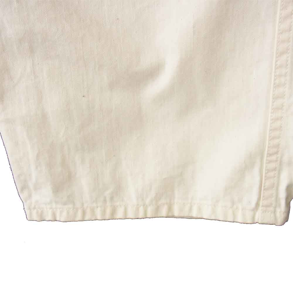 orSlow オアスロウ 03-5000-66 FRENCH WORK PANTS フレンチ ワーク パンツ ホワイト系 XL【極上美品】【中古】