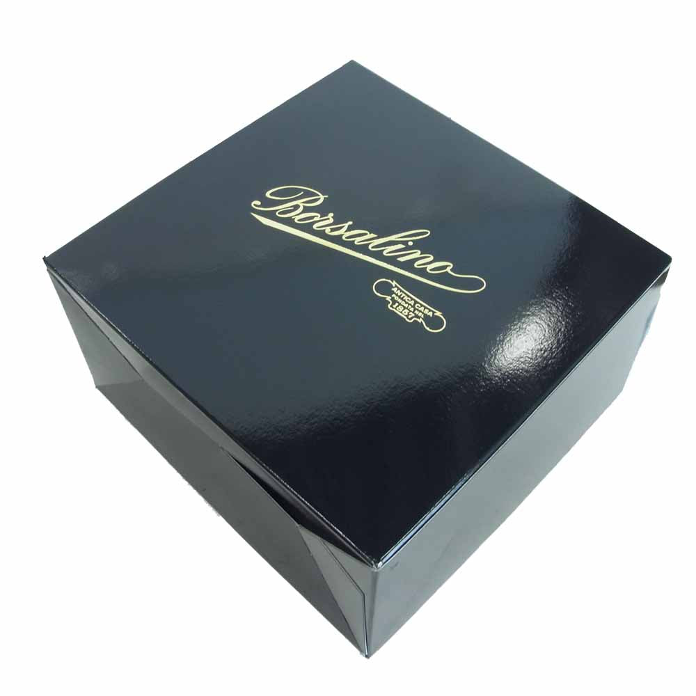 ボルサリーノ 114665 Q.S. 50g チンクァン タグランミ スーペル レッジェーロ ハット ブルー  ブルー系 57【新古品】【未使用】【中古】