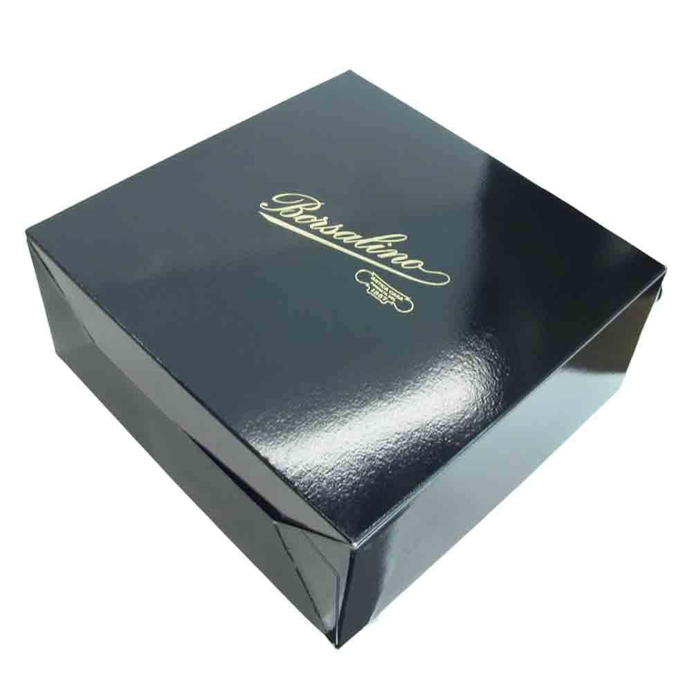 ボルサリーノ Panama パナマ ハット ラージ ブリム ハット オフホワイト系 M【新古品】【未使用】【中古】
