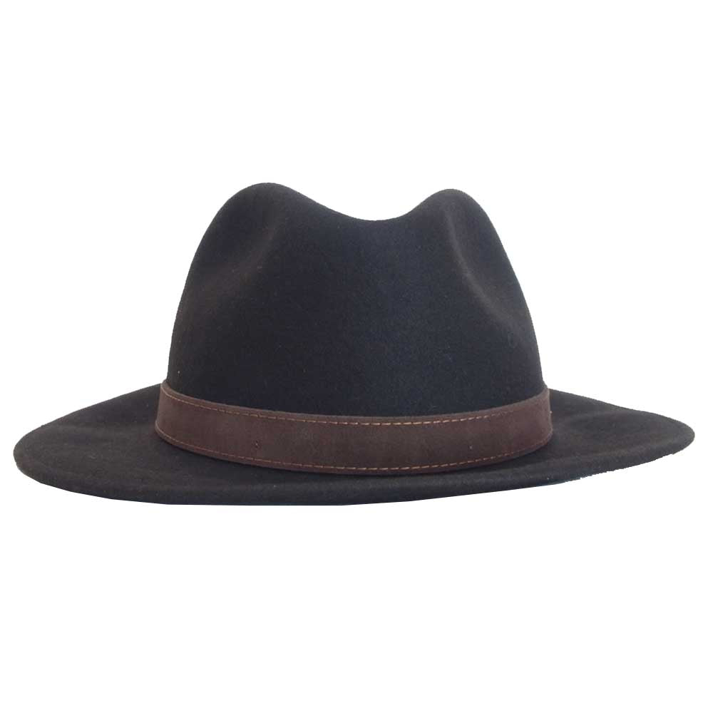 ボルサリーノ 390054 ALESSANDRIA アレッサンドリア ラザート 中折れ ハット ブラウン ブラウン系 59【新古品】【未使用】【中古】