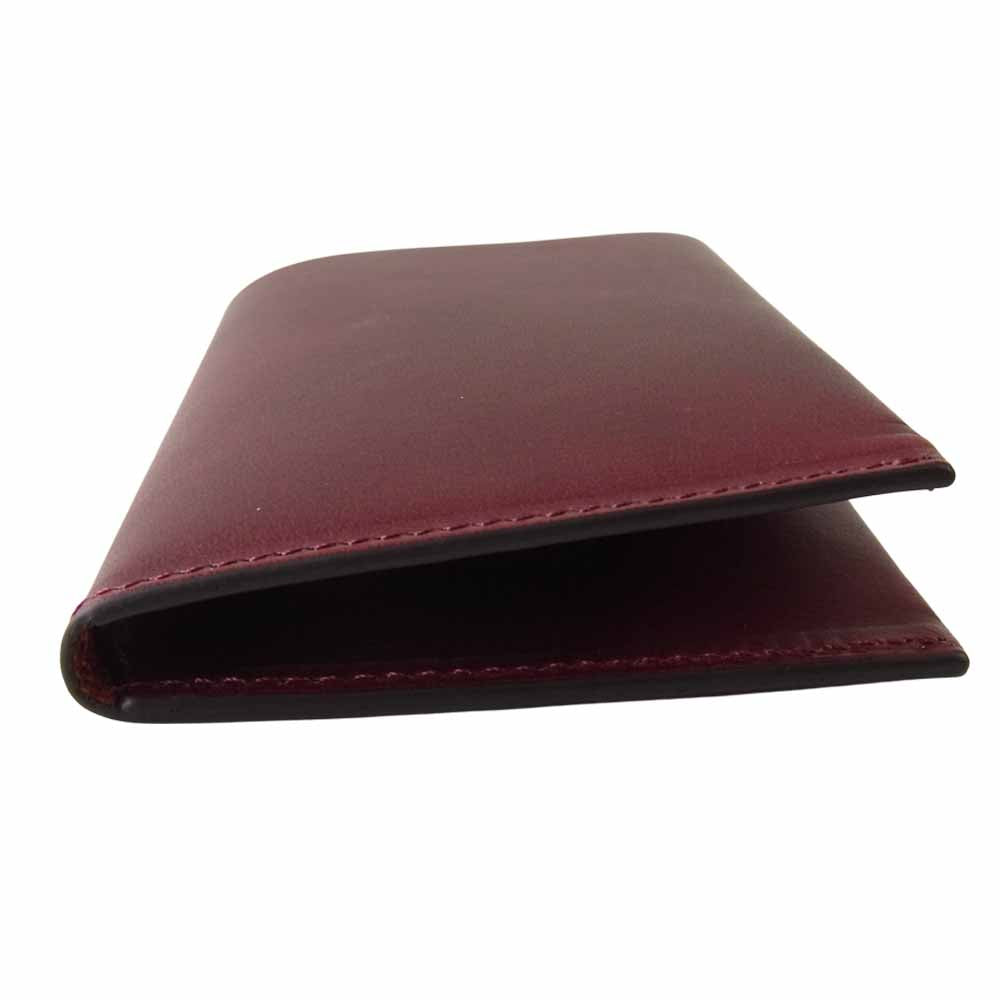 フラソリティ ルボナー FB602 二つ折り 財布 札入れ レッド レッド系【極上美品】【中古】