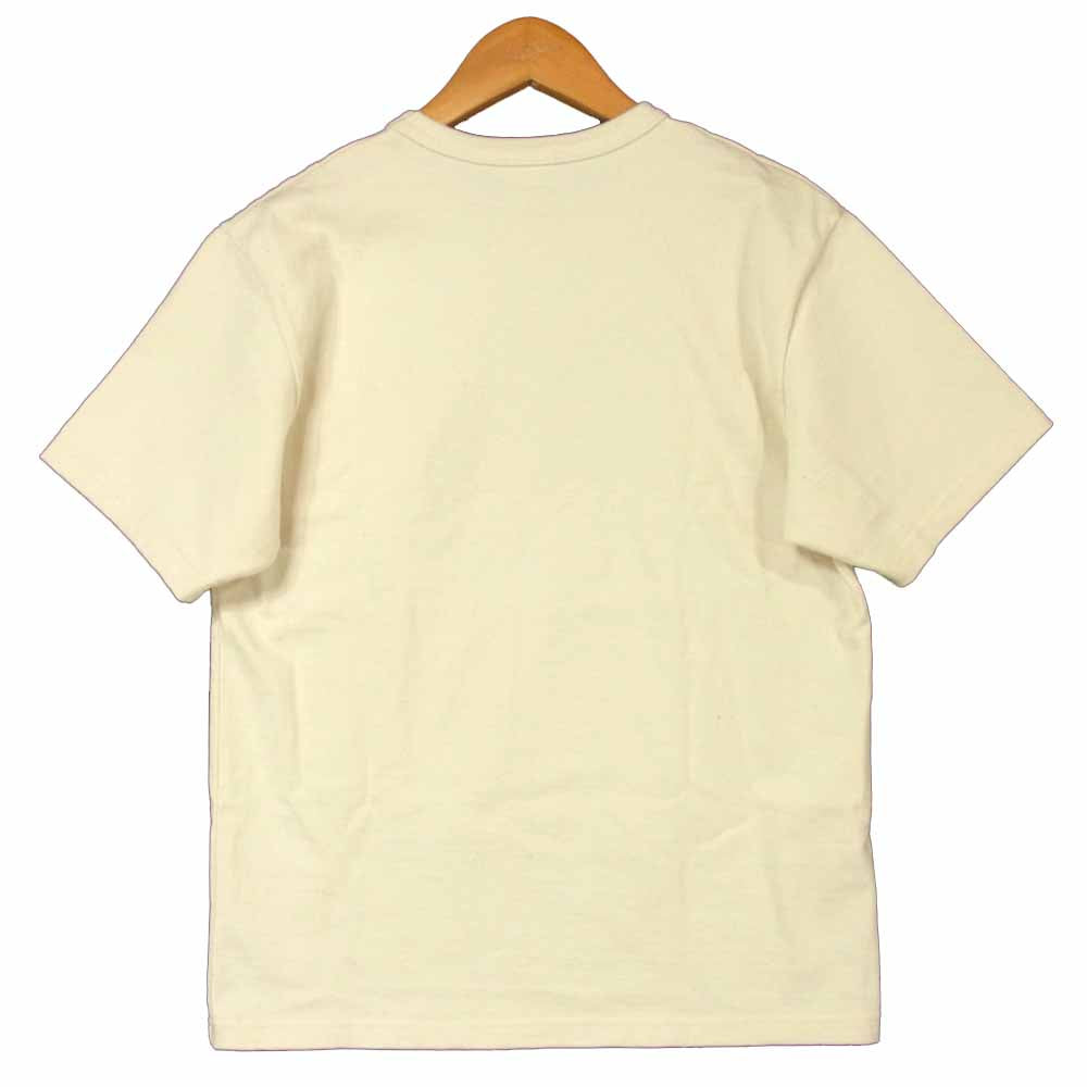 JELADO ジェラード コットン 無地 半袖 Tシャツ 日本製 ペールベージュ系 34【中古】