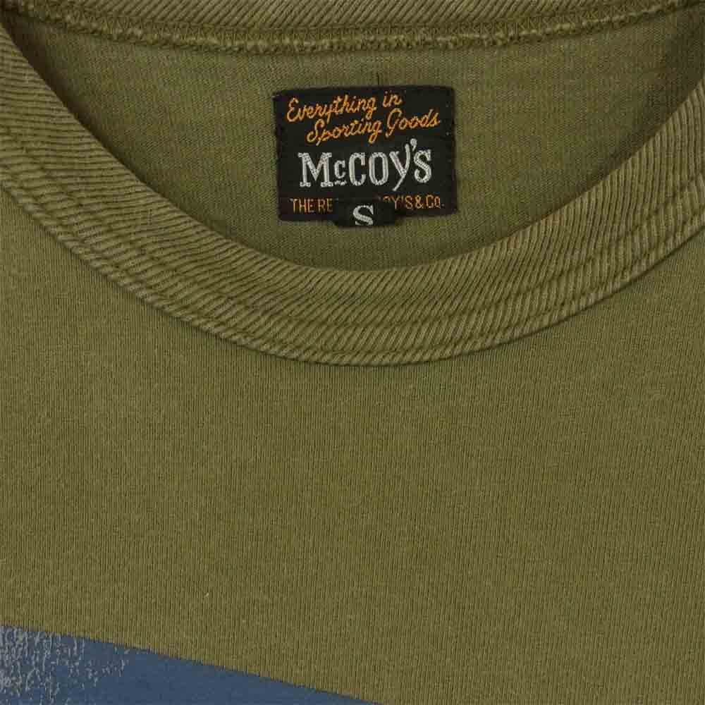 The REAL McCOY'S ザリアルマッコイズ MC11009 MILITARY Tee AIR FORCE ACADEMY クルーネック 半袖 Tシャツ カーキ系 36【中古】