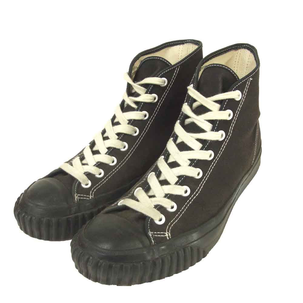 The REAL McCOY'S ザリアルマッコイズ 6510-827160 MILITARY CANVAS TRANING SHOES ミリタリー キャンバス トレーニング シューズ スニーカー ブラック系 7.5【中古】