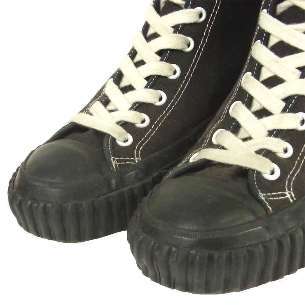 The REAL McCOY'S ザリアルマッコイズ 6510-827160 MILITARY CANVAS TRANING SHOES ミリタリー キャンバス トレーニング シューズ スニーカー ブラック系 7.5【中古】