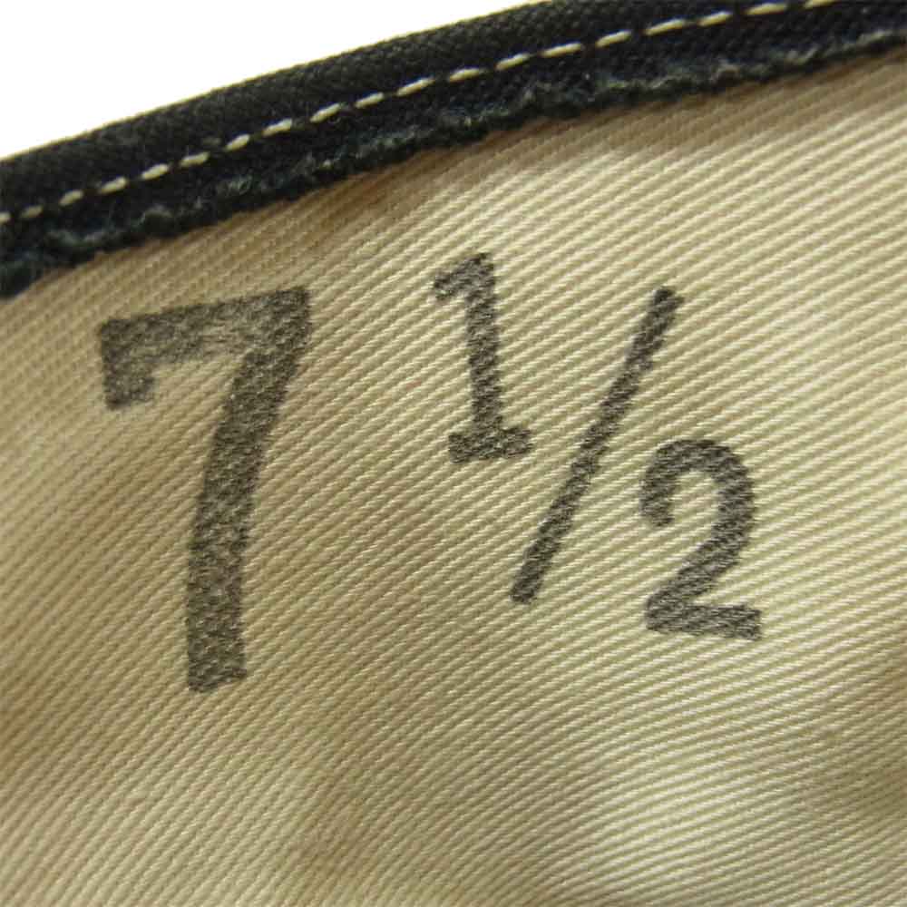 The REAL McCOY'S ザリアルマッコイズ 6510-827160 MILITARY CANVAS TRANING SHOES ミリタリー キャンバス トレーニング シューズ スニーカー ブラック系 7.5【中古】