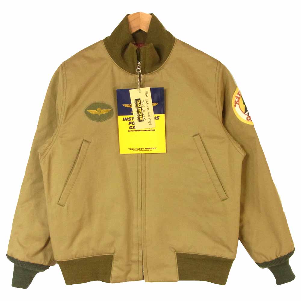 TOY'S McCOY トイズマッコイ TMJ1615 TAXI DRIVER TANKER JACKET タクシー ドライバー タンカース ジャケット カーキ系 XS【美品】【中古】