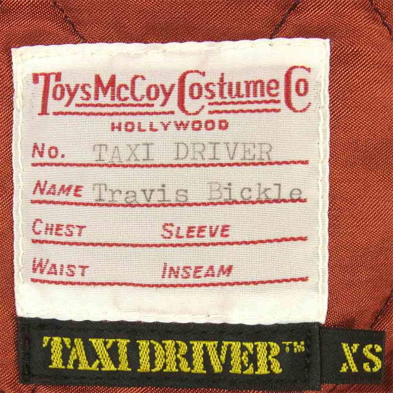 TOY'S McCOY トイズマッコイ TMJ1615 TAXI DRIVER TANKER JACKET タクシー ドライバー タンカース ジャケット カーキ系 XS【美品】【中古】