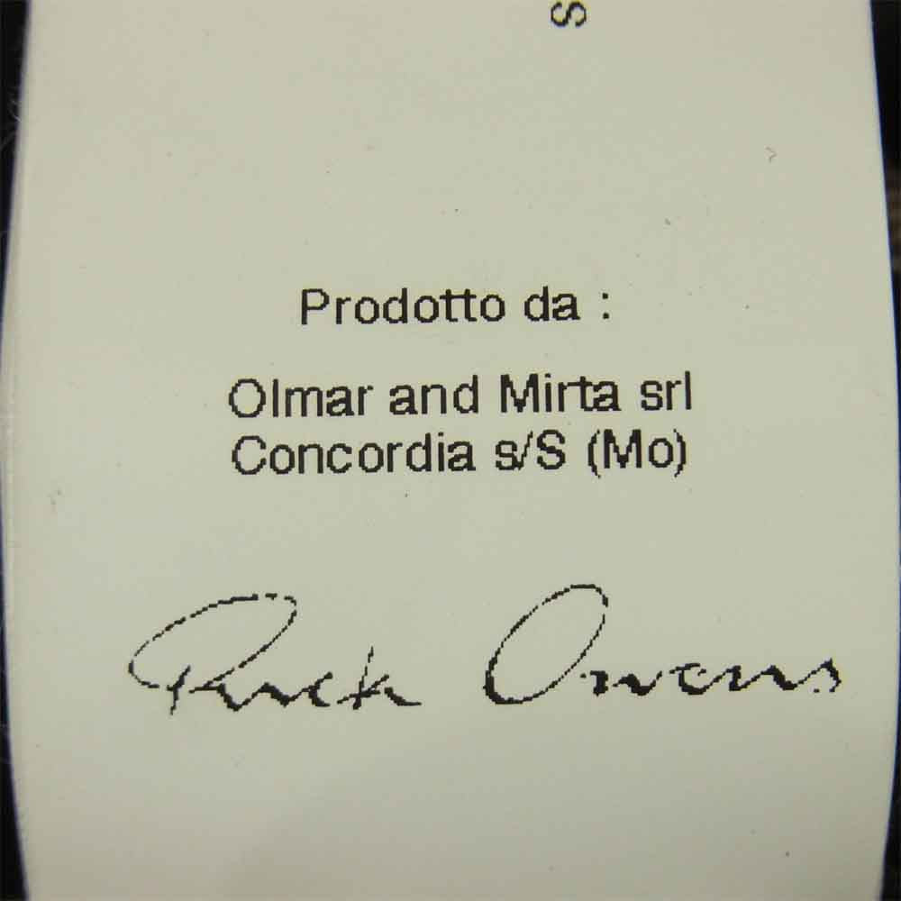 Rick Owens リックオウエンス 国内正規品 デニム 袖レザー 切替 ライダース ジャケット ブラック系 インディゴブルー系 XS【中古】
