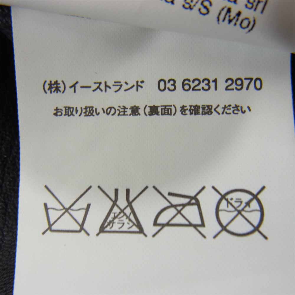 Rick Owens リックオウエンス 国内正規品 カーフスキン 袖リブ シングルライダース ジャケット ダークグレー系【中古】