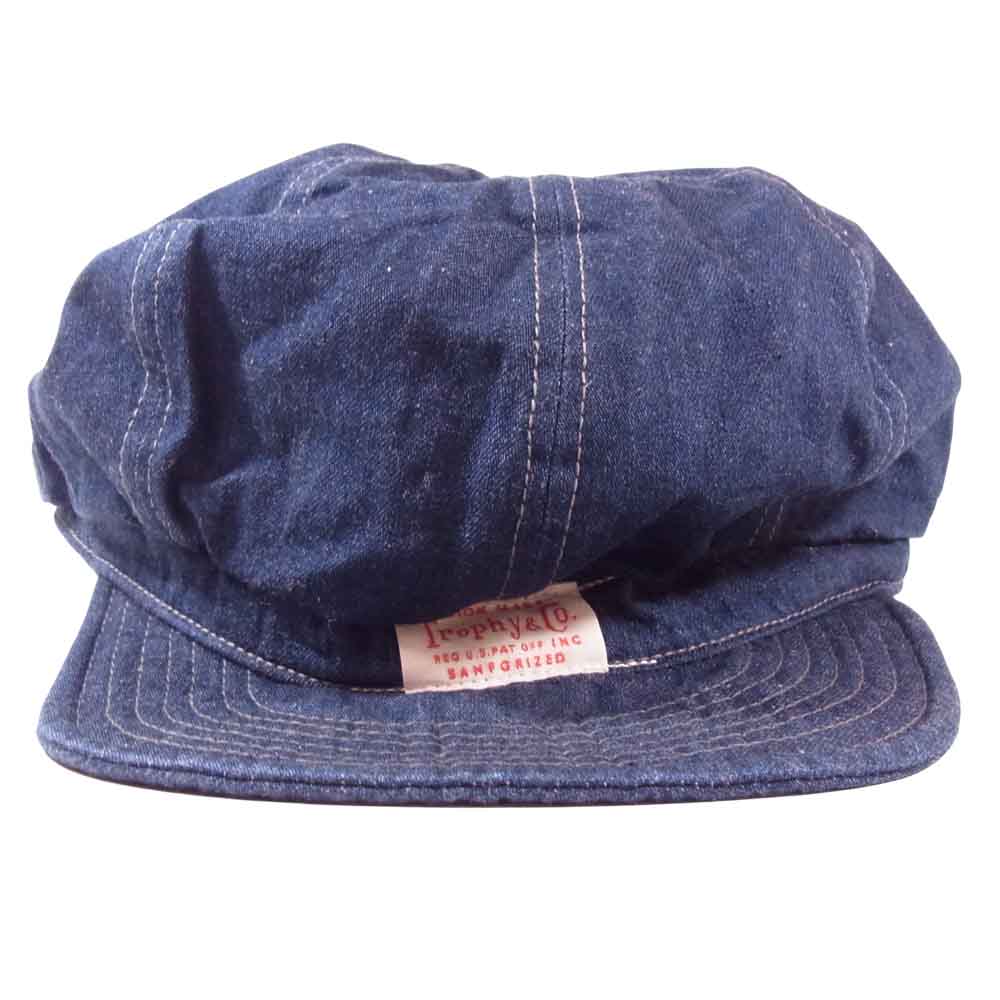 トロフィークロージング デニム キャップ ワーク キャップ【中古】