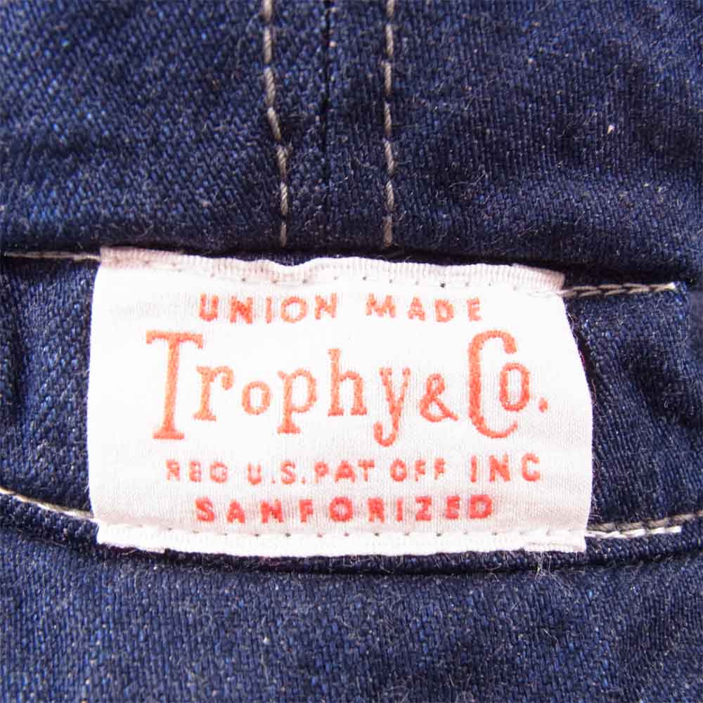 トロフィークロージング デニム キャップ ワーク キャップ【中古】