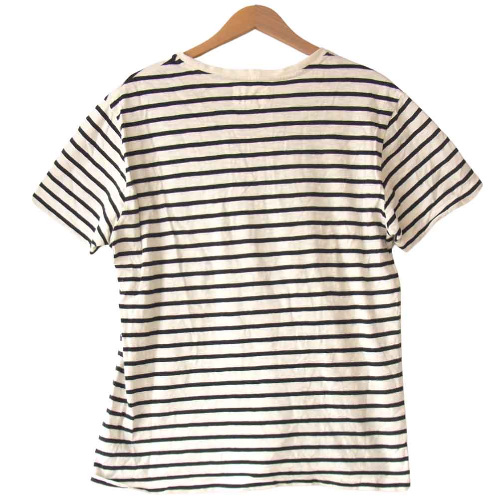RALPH LAUREN ラルフローレン DENIM & SUPPLY デニム & サプライ ボーダー Tシャツ 白×黒 L【中古】
