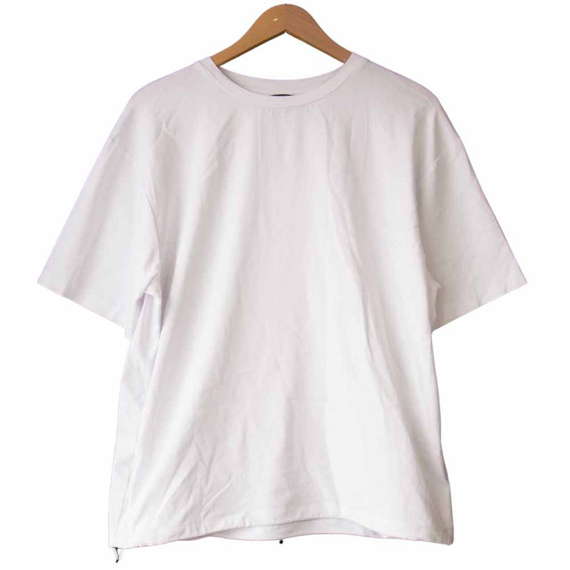 junhashimoto ジュンハシモト 1102010026 DRAW CORD POCKET T オーバーサイズ Tシャツ ホワイト系 4【美品】【中古】
