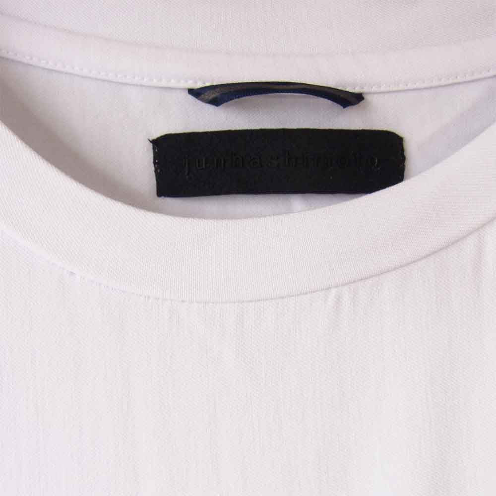 junhashimoto ジュンハシモト 1102010026 DRAW CORD POCKET T オーバーサイズ Tシャツ ホワイト系 4【美品】【中古】