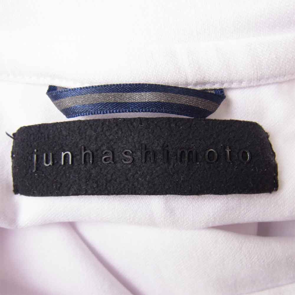 junhashimoto ジュンハシモト 1102010026 DRAW CORD POCKET T オーバーサイズ Tシャツ ホワイト系 4【美品】【中古】