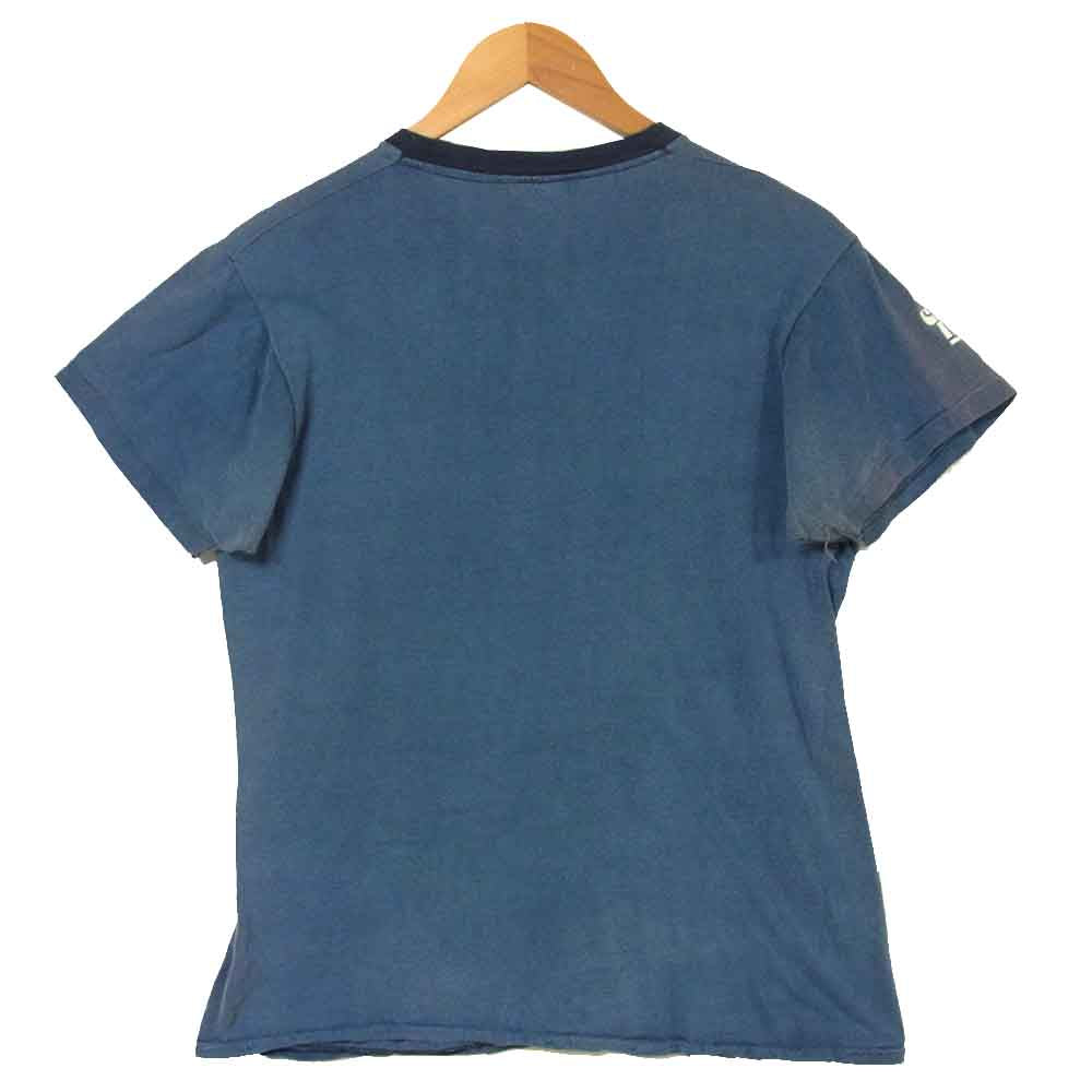 NIKE ナイキ Cascade Run Off 1979 プリント 半袖 コットン Tシャツ USA製 ブルー系 L【中古】