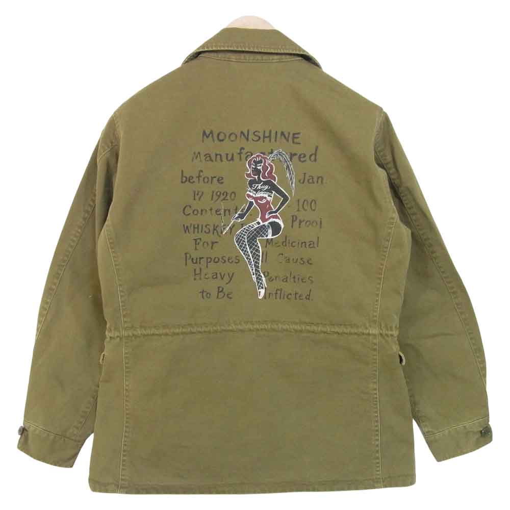 GANGSTERVILLE ギャングスタービル 16AW GSV-16-AW-13 M719 JACKET ミリタリージャケット カーキ系 XL【中古】