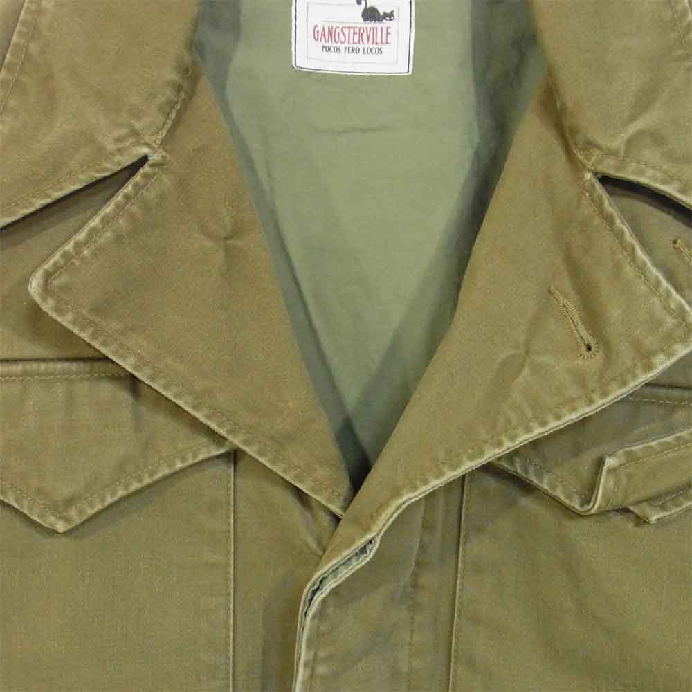 GANGSTERVILLE ギャングスタービル 16AW GSV-16-AW-13 M719 JACKET ミリタリージャケット カーキ系 XL【中古】