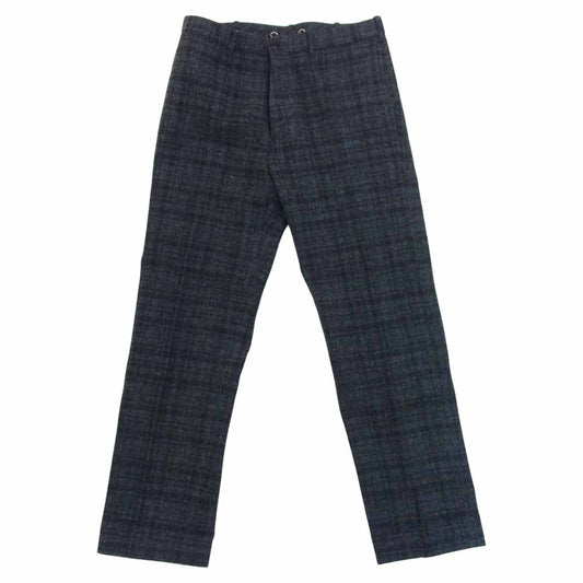 BY GLADHAND バイグラッドハンド 16AW BYGH-16-AW-09 千鳥格子 ウール スラックス パンツ ダークグレー系 XL【中古】