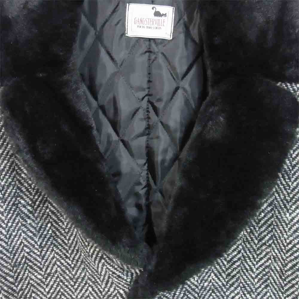 GANGSTERVILLE ギャングスタービル 18AW GSV-18-AW-04 Thug Donkey Coat サグ ドンキー コート ブラック系 XL【中古】