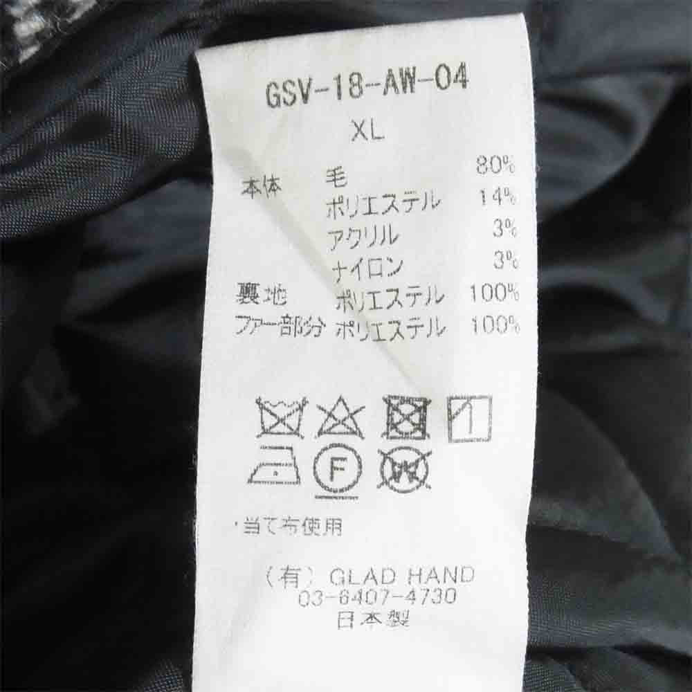 GANGSTERVILLE ギャングスタービル 18AW GSV-18-AW-04 Thug Donkey Coat サグ ドンキー コート ブラック系 XL【中古】