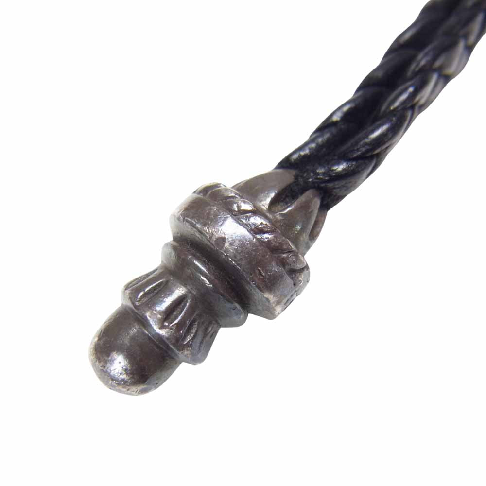 CHROME HEARTS クロムハーツ（原本有） 2 ZIP STRAP 2 ジップ ストラップ レザー ウォレット ブラック系【中古】
