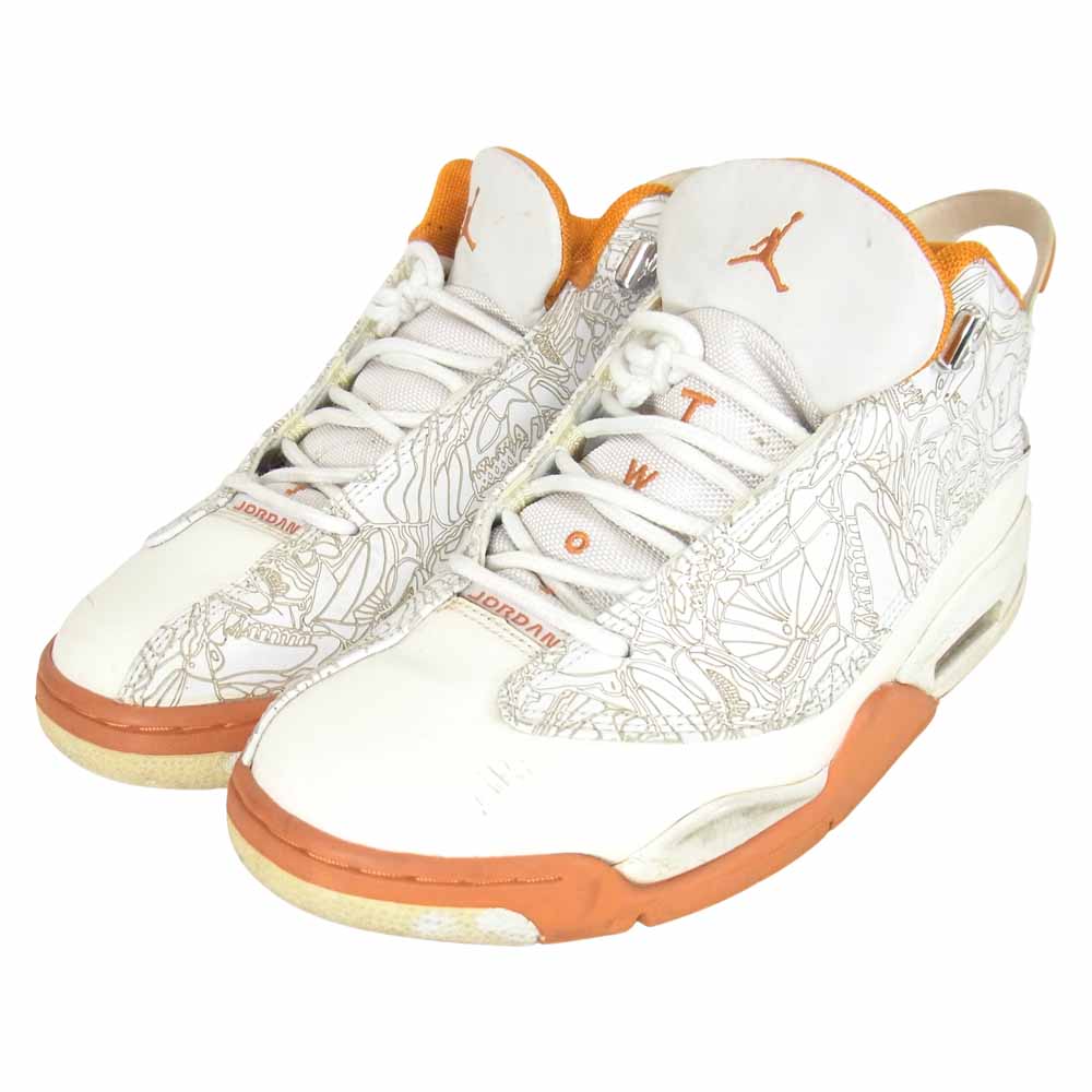 NIKE ナイキ 311046 111 鑑賞用 AIR JORDAN DUB-ZERO オレンジ系 26cm【中古】