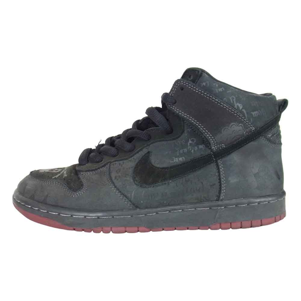 NIKE ナイキ 305050-003 DUNK HIGH PRO SB THE MELVINS ダンクハイプロSB メルヴィンズ スニーカー ブラック系 26.5cm【中古】