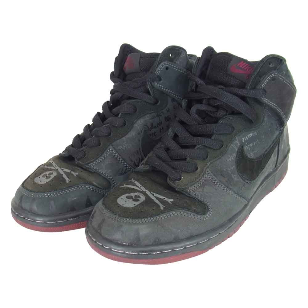 NIKE ナイキ 305050-003 DUNK HIGH PRO SB THE MELVINS ダンクハイプロSB メルヴィンズ スニーカー ブラック系 26.5cm【中古】