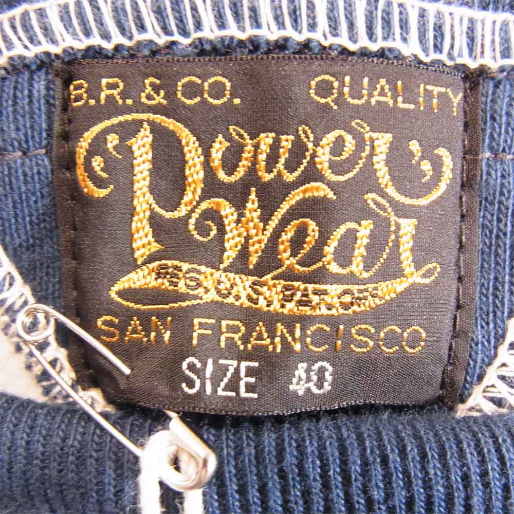 FREEWHEELERS フリーホイーラーズ 1934004 ATTACHED HOOD SWEAT PARKA 後付け パーカー グレー×ネイビー 40【新古品】【未使用】【中古】