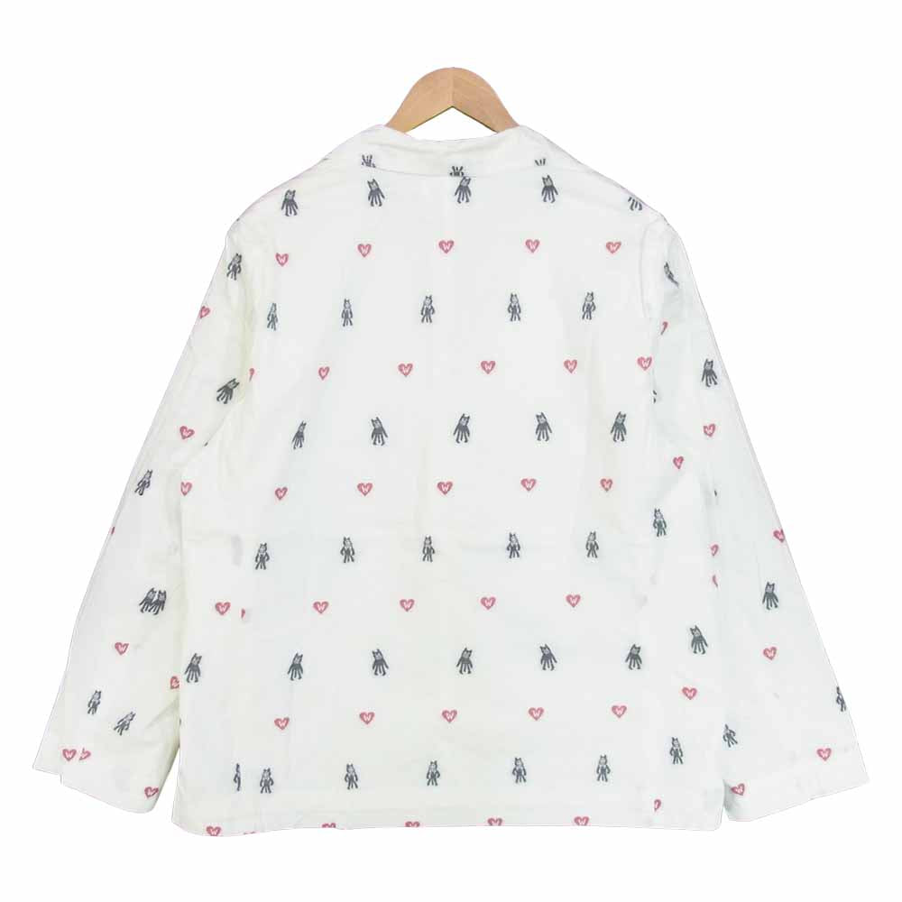 WEIRDO ウィアード WRD-19-SS-09 FOLLIES JACKET ヂャガード ジャケット 日本製 ホワイト系 2XL【中古】