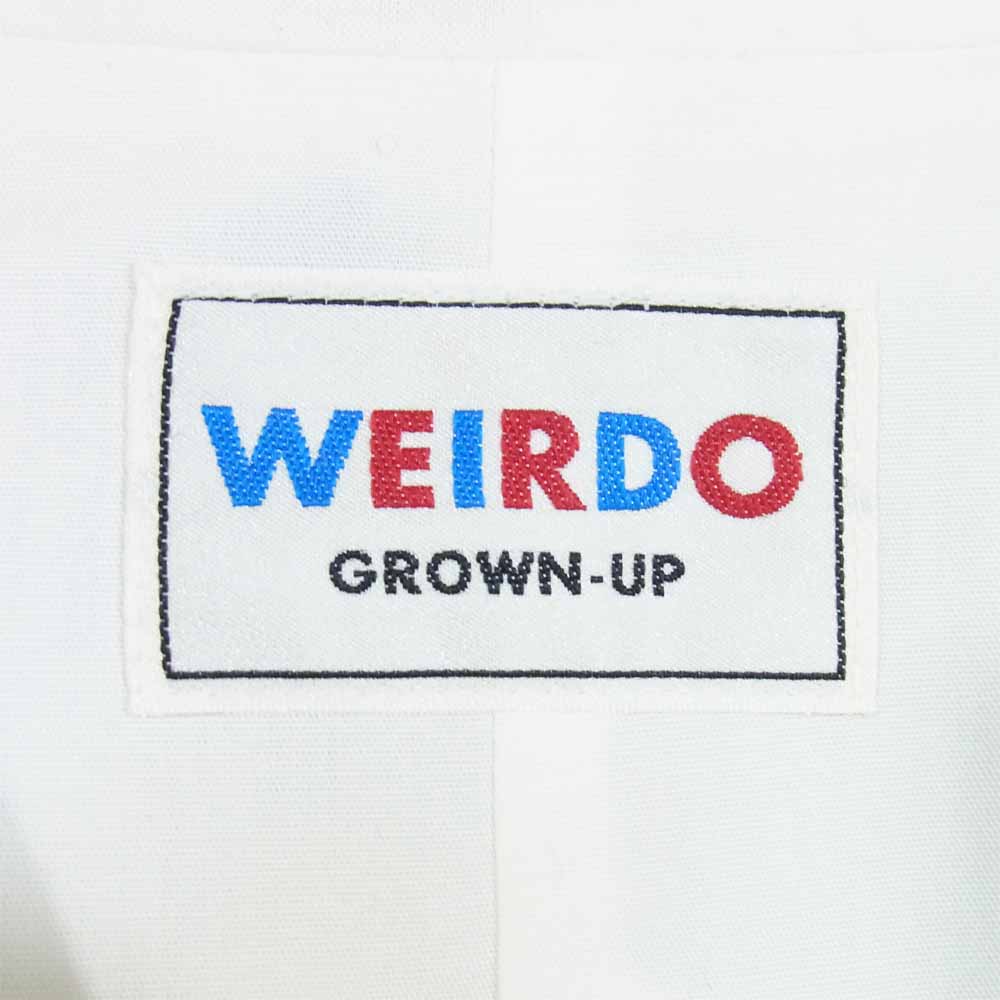 WEIRDO ウィアード WRD-19-SS-09 FOLLIES JACKET ヂャガード ジャケット 日本製 ホワイト系 2XL【中古】