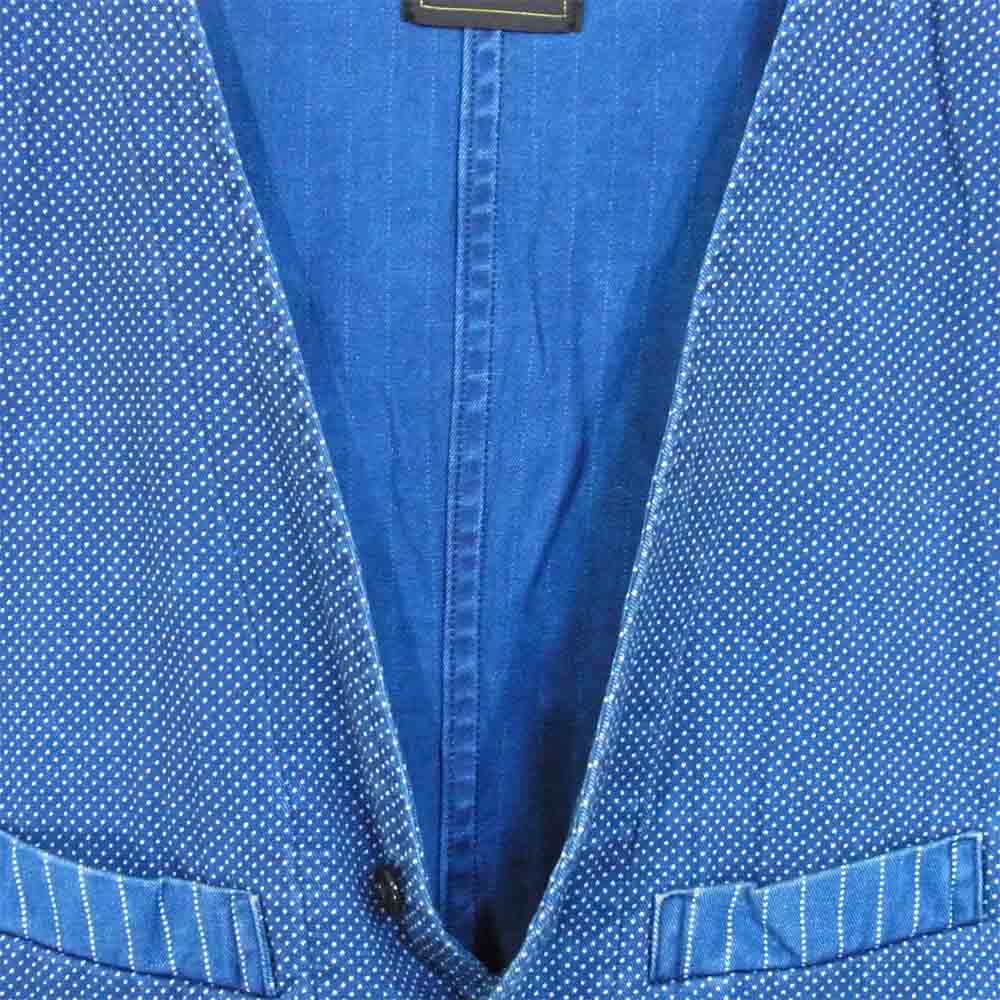 BY GLADHAND バイグラッドハンド 17SS BYGH-17-SS-07 GOOD WORKER VEST グッド ワーカー ベスト ジャケット インディゴブルー系 XL【中古】