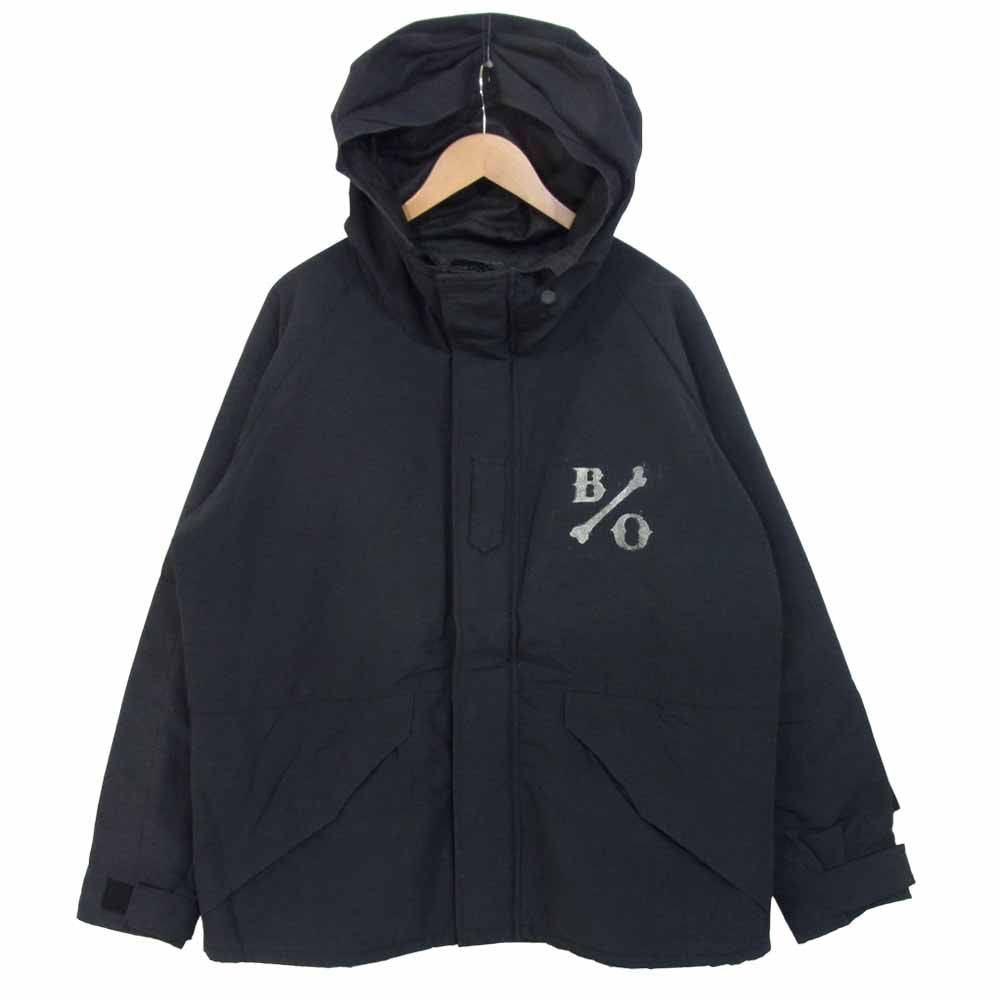 ブルオリジナル BSMG-11-FW-02 ミリタリー マウンテン パーカー 日本製 ブラック系 XL【中古】