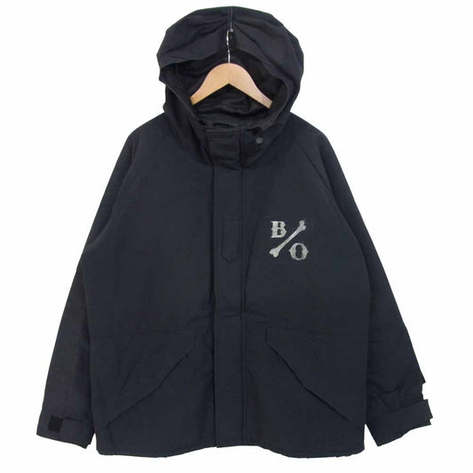 ブルオリジナル BSMG-11-FW-02 ミリタリー マウンテン パーカー 日本製 ブラック系 XL【中古】