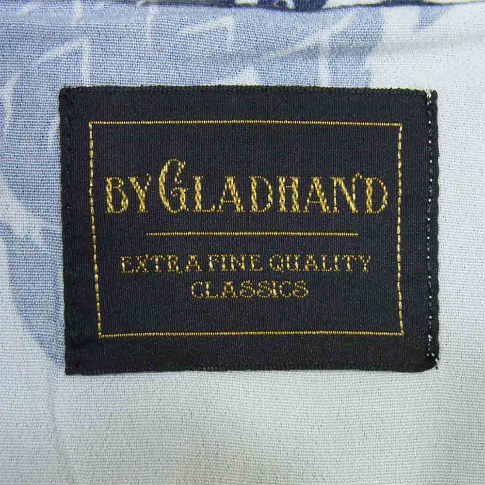 BY GLADHAND バイグラッドハンド 16SS BYGH-16-SS-08 Long Sleeve Shirts Pineapple パイナップル柄 ロングスリーブ シャツ ホワイト系 L【中古】